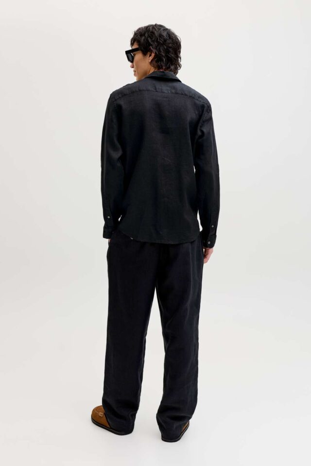 JPRBLALAWRENCE LINEN LS SHIRT SN