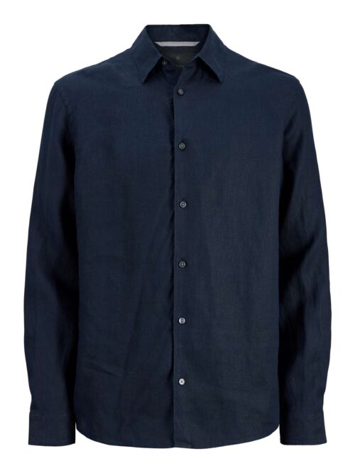 JPRBLALAWRENCE LINEN LS SHIRT SN Night Sky