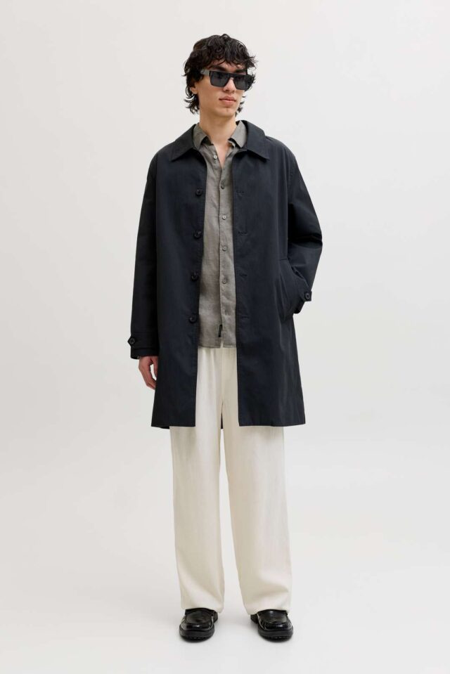 JPRBLALAWRENCE LINEN LS SHIRT SN