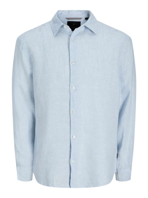 JPRBLALAWRENCE LINEN LS SHIRT SN Chambray Blue