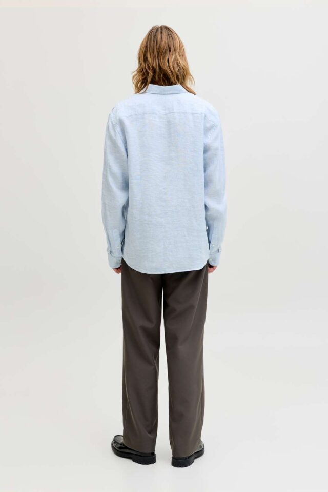 JPRBLALAWRENCE LINEN LS SHIRT SN