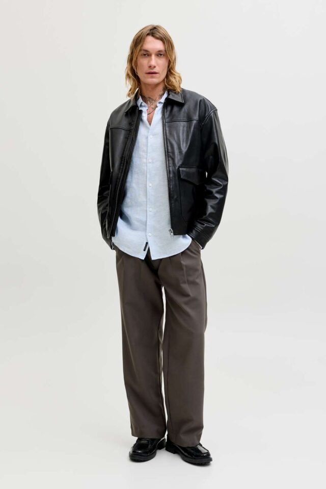 JPRBLALAWRENCE LINEN LS SHIRT SN