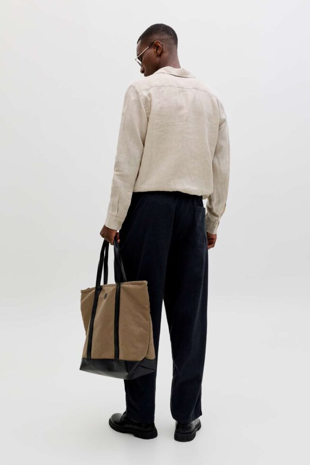 JPRBLALAWRENCE LINEN LS SHIRT SN