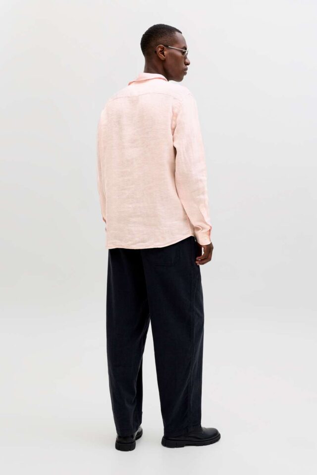 JPRBLALAWRENCE LINEN LS SHIRT SN