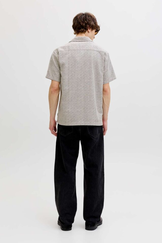 JPRBLUWINSON PRINT DOBBY S/S SHIRT LN