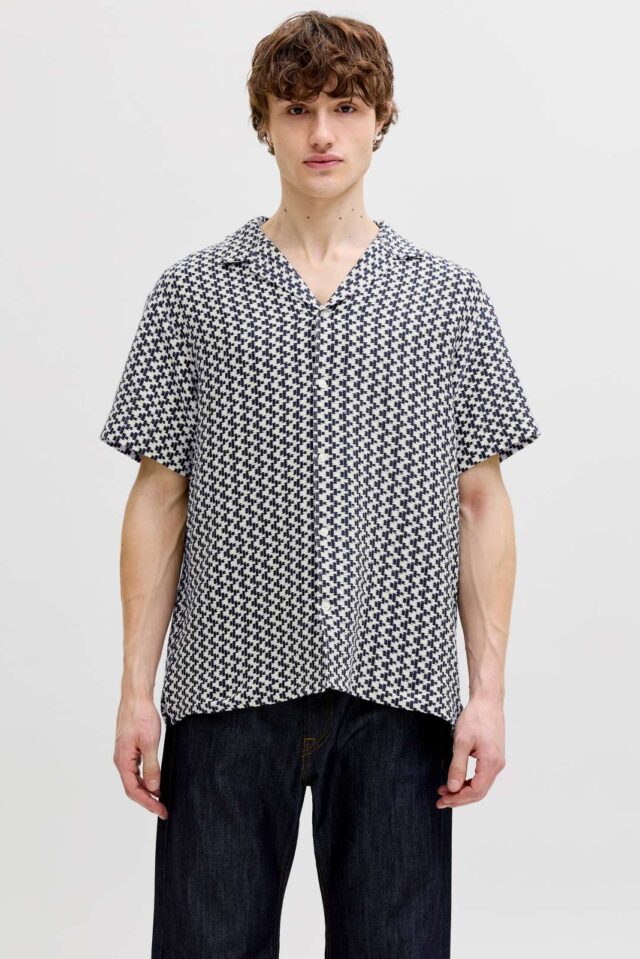 JORMONTAUK CROCHET SHIRT SS SA26 LN