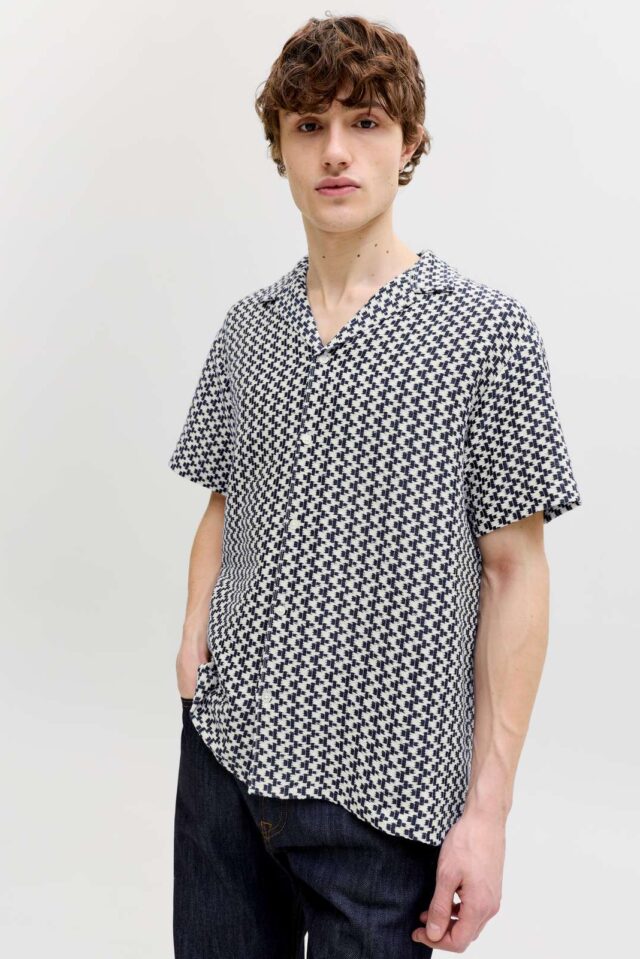 JORMONTAUK CROCHET SHIRT SS SA26 LN