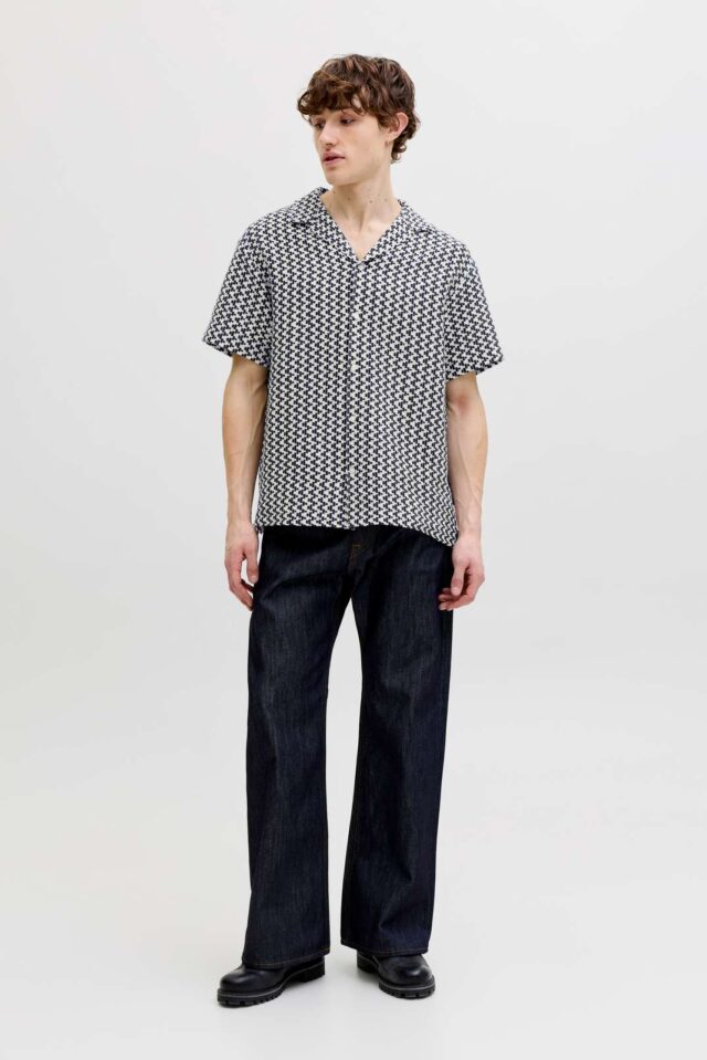 JORMONTAUK CROCHET SHIRT SS SA26 LN