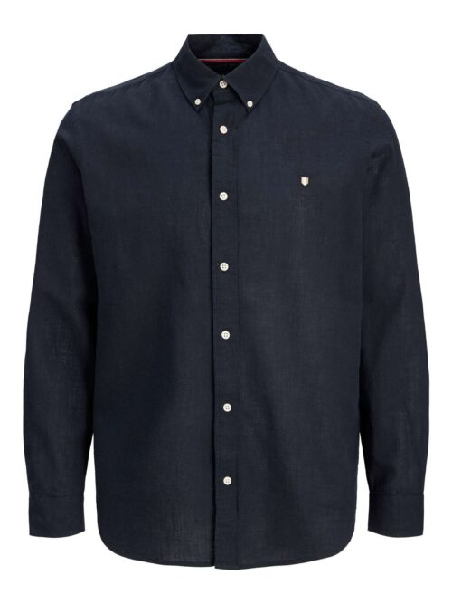 JPRBLUSUMMER LINEN BL SHIELD LS SHIRT LN Sky Captain