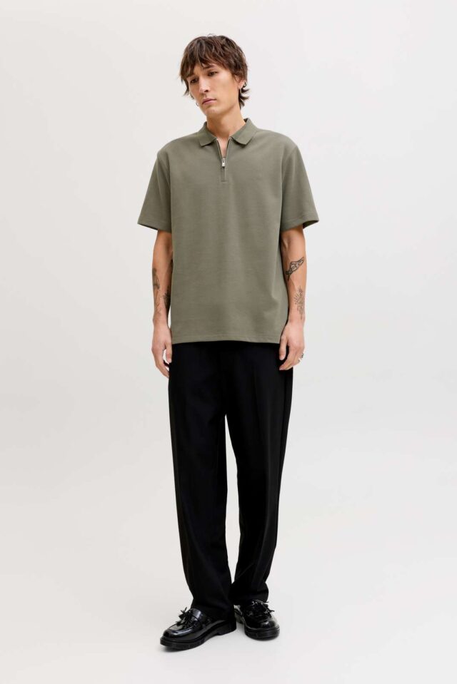 JPRBLAETHAN SS ZIP POLO SN