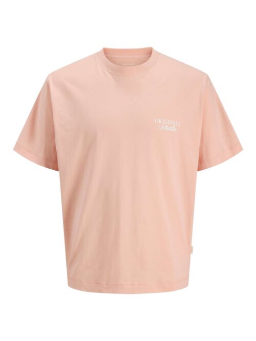 JORNORREBRO TYPO TEE SS CREW NECK NOOS Peach Melba