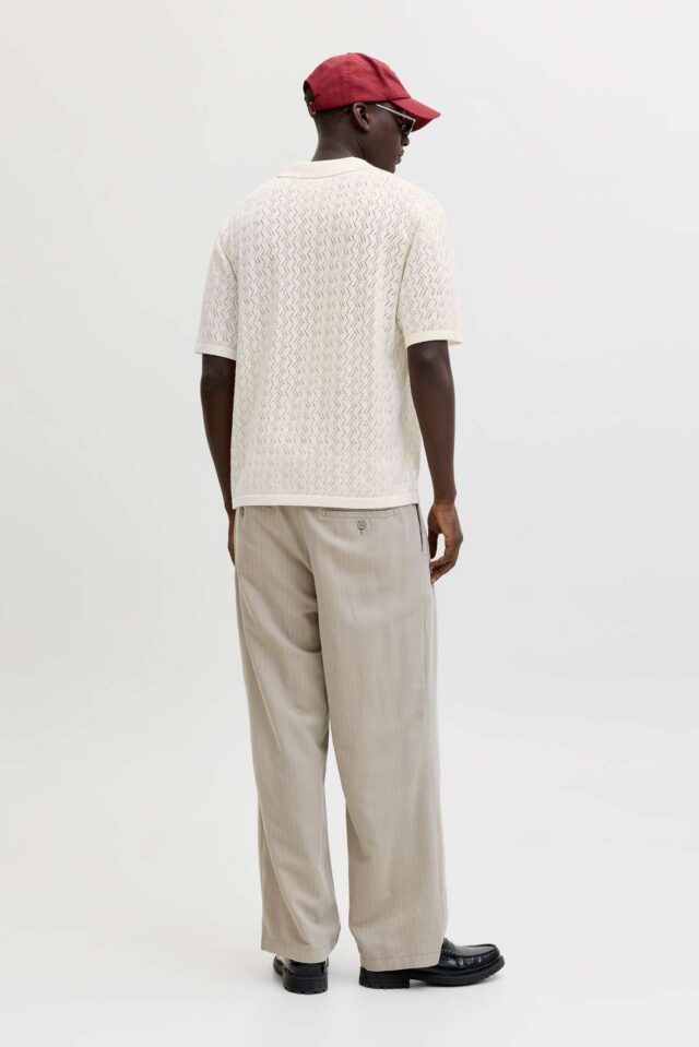 JORTYLER KNIT SS SPLIT NECK POLO SN