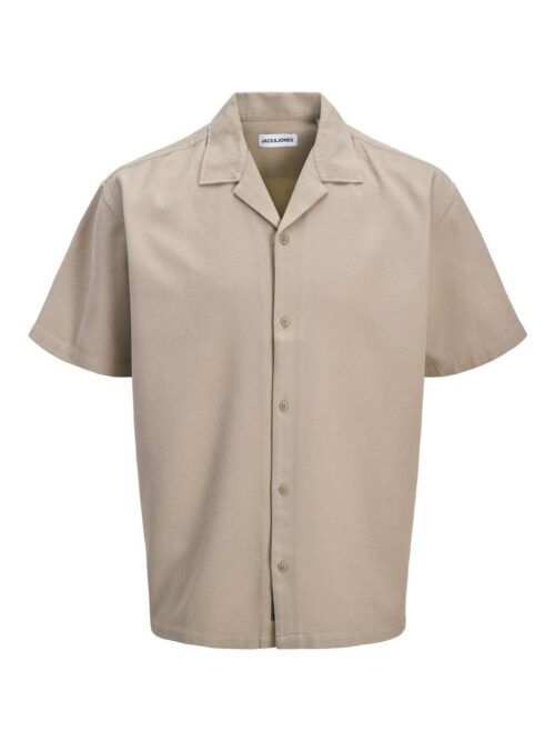 JJGLOBAL WAFFLE RESORT SHIRT SS Vintage Khaki