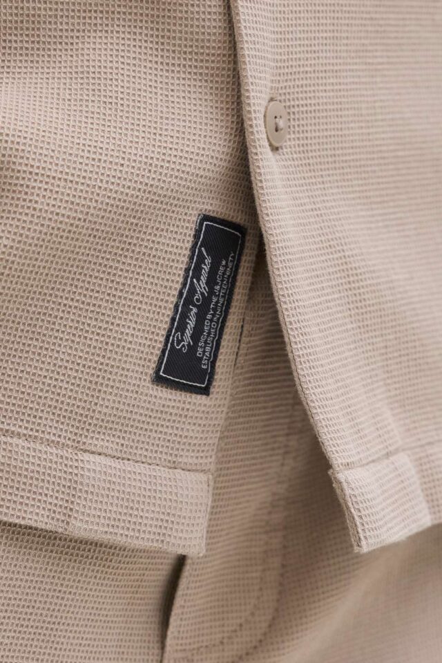 JJGLOBAL WAFFLE RESORT SHIRT SS