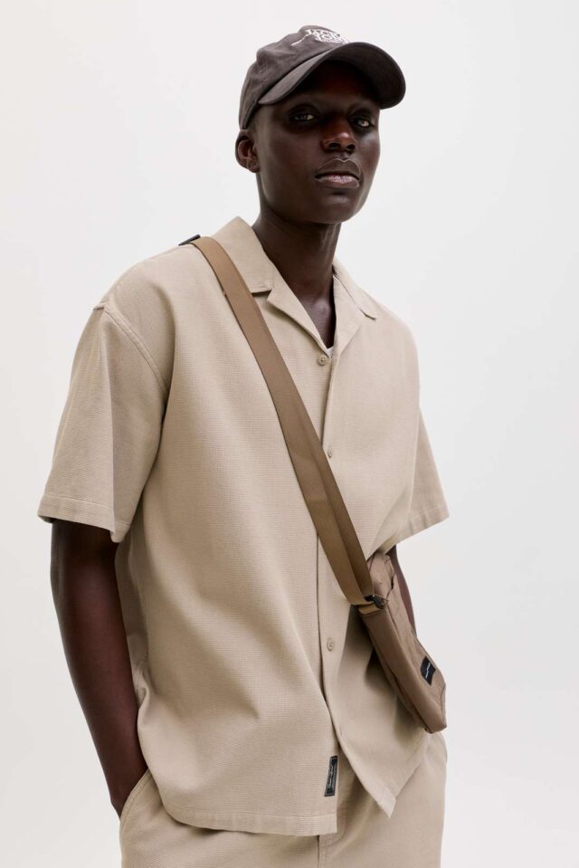 JJGLOBAL WAFFLE RESORT SHIRT SS