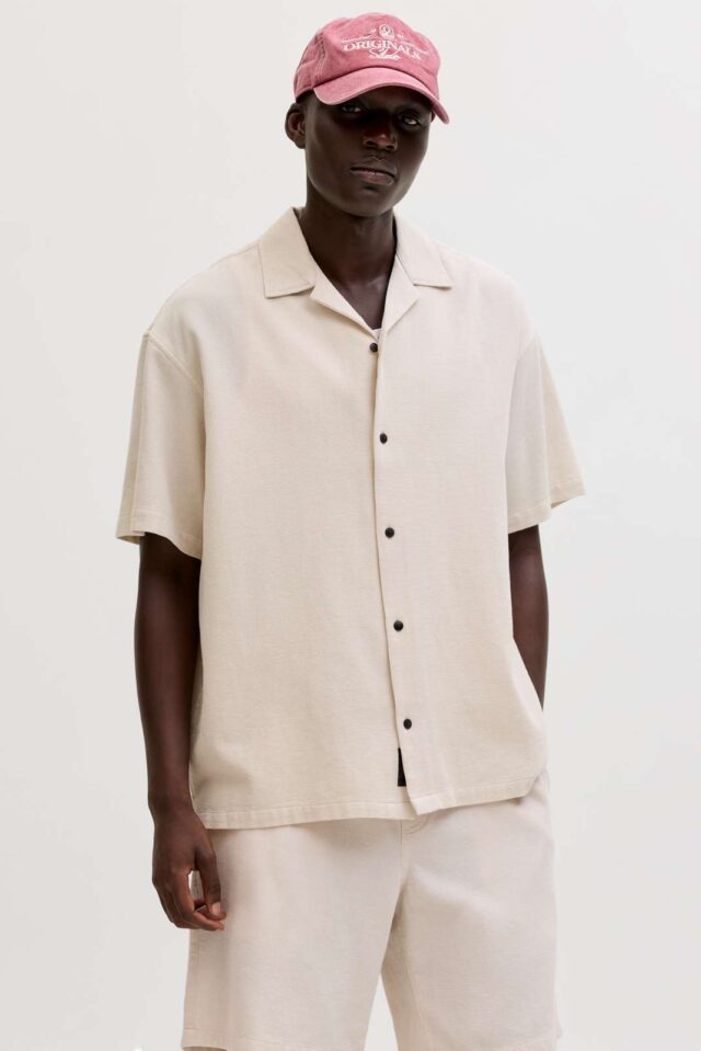 JJGLOBAL WAFFLE RESORT SHIRT SS