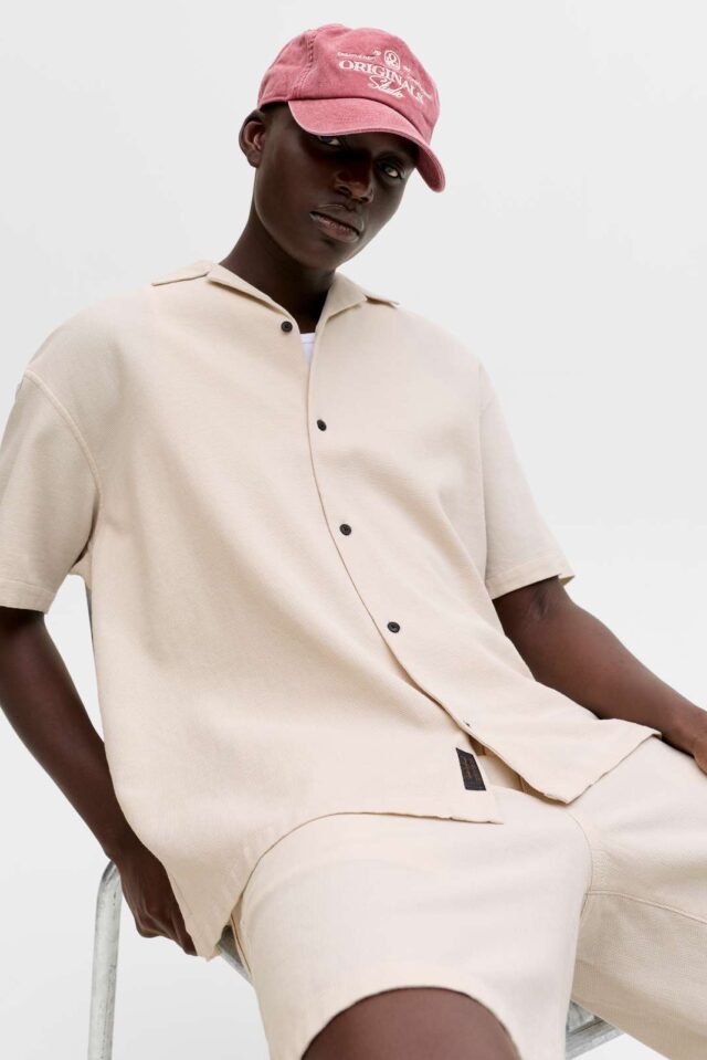 JJGLOBAL WAFFLE RESORT SHIRT SS