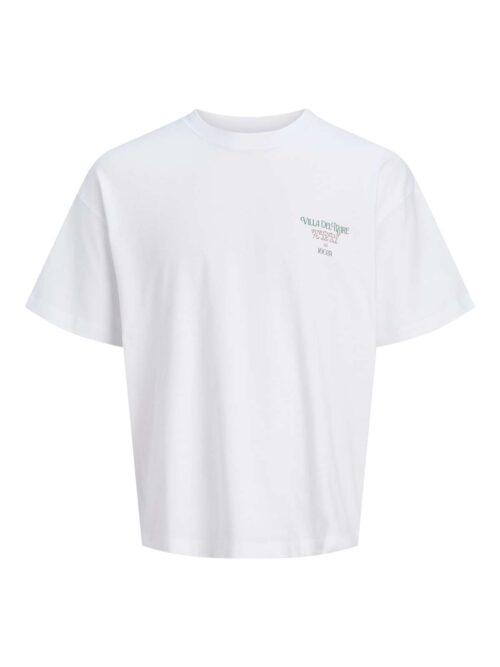 JORCOTEDAZUR PHOTOBACK TEE SS CN Bright White
