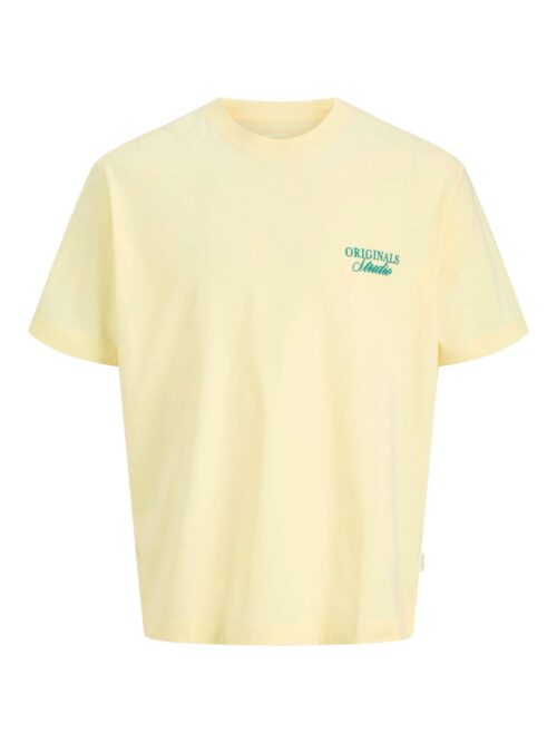 JORNORREBRO TYPO TEE SS CREW NECK NOOS Pastel Yellow