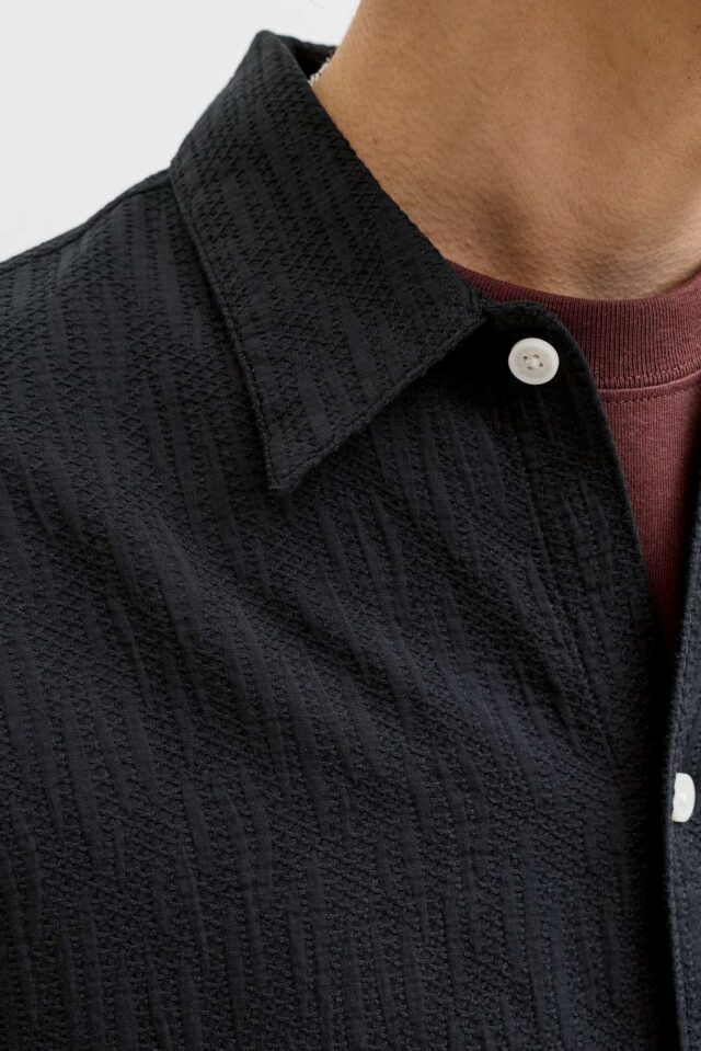 JORMONTAUK WAVY TEXTURE SHIRT SS SN