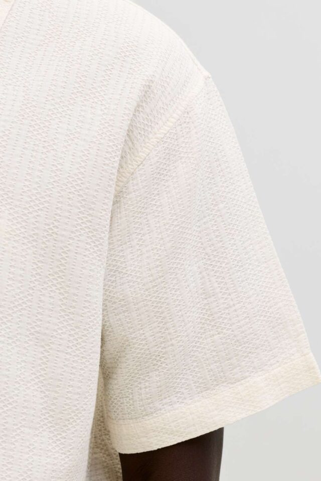 JORMONTAUK WAVY TEXTURE SHIRT SS SN