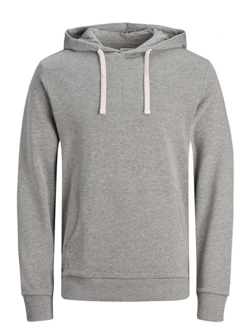JJEHOLMEN SWEAT HOOD NOOS Light Grey Melange