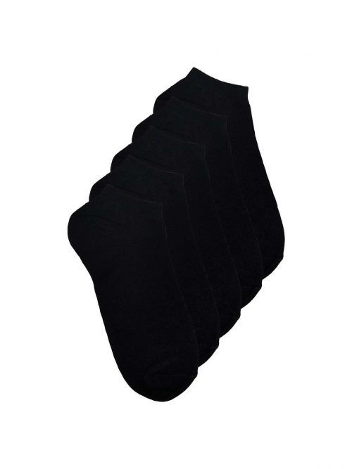 JACDONGO SOCKS 5 PACK NOOS Black