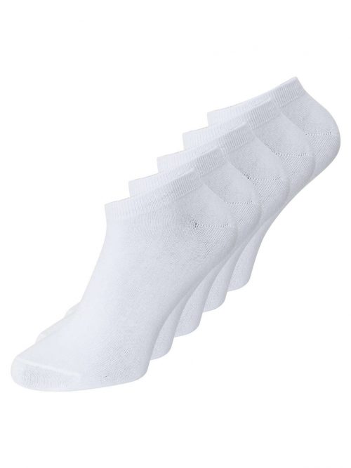 JACDONGO SOCKS 5 PACK NOOS White