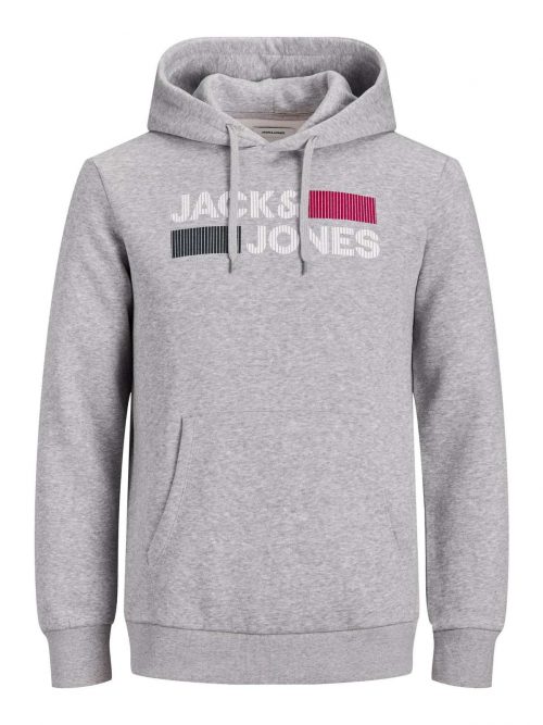 JJECORP LOGO SWEAT HOOD NOOS 02 Light Grey Melange