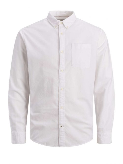 JJEOXFORD SHIRT LS NOOS White