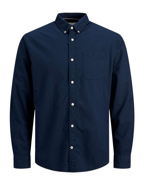 JJEOXFORD SHIRT LS NOOS Navy Blazer