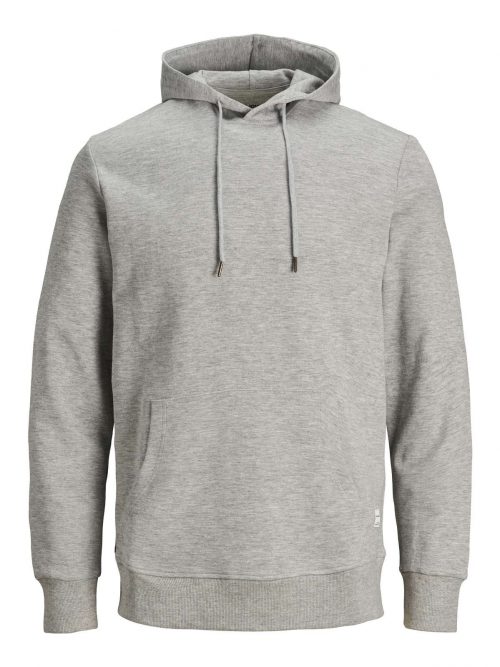 JJEBASIC SWEAT HOOD NOOS Light Grey Melange