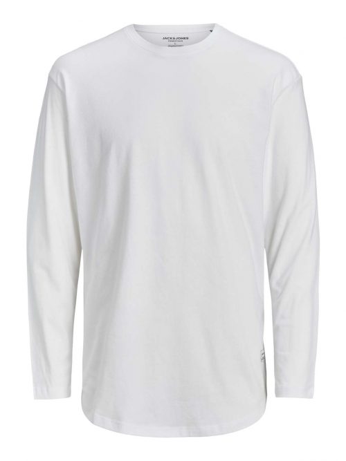 JJENOA TEE O-NECK LS NOOS White