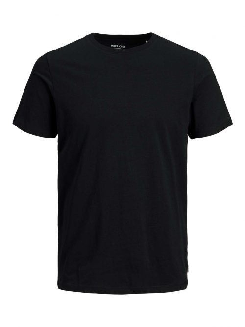 JJEORGANIC BASIC TEE SS O-NECK NOOS Black