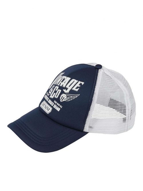 JACRUGGED TRUCKER CAP Navy Blazer
