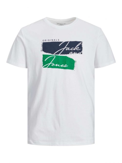 JORSUNSET LOGO TEE SS CREW NECK Bright White